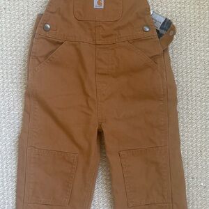 Carhartt Kids' Tan/Brown Work Overalls